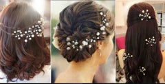 Hair Art ~ Set of 3 Pearl Hair Pins